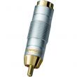 Clicktronic S-VIDEO to ������Ʈ ��ȯ ���� SVideo Male to ������Ʈ Male ��ȯ ���, OFC, 24K gold plated