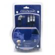 Clicktronic HighEnd 3.5mm 4�� to 3RCA ���̺� 1.5M ������ OFC 3.5mm 4�� to 3RCA AV���̺�, 24K gold plated