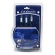 Clicktronic HighEnd 3.5���׷���-2RCA Y���̺�(1.5M~10M) ������ OFC 3.5mm ���׷��� to 2RCA Y���̺�, 24K gold plated