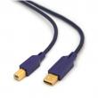 TrueAV Hi-Speed USB 2.0 Home Theater AB Cable 1.5m Goldplated Premium USB 2.0 A-B Cable 
