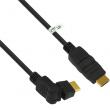 KW HDMI 3D ���̺� (Ver1.3) 3M  �����¿� 180�� ȸ���ϴ� ��ɼ� 3D HDMI ���̺�,1.3����