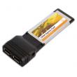 NETmate IEEE1394A 2��Ʈ PCMCIA Express ī��(TI)(����CD) IEEE1394A 2 Port ExpressCard, TIĨ��ä��
