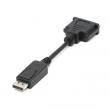 TrueAV DisplayPort(���÷�����Ʈ) to DVI Cable 15Cm DVI(��)-Displayport(��)��ȯ���̺� �Դϴ�.