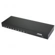 Intellinet 8��Ʈ PS2/USB��� KVM ����ġ-��Ÿ�� 8��Ʈ PS2/USB��� KVM ����ġ, 1U ��Ÿ��, �ִ��ػ� 2048 x 1536 350Mhz ����, OSD �������, ������ ü�ι�� ���� ���� 