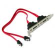 KW SATA-eSATA 2��Ʈ ����� 0.3M ���κ����� SATA��Ʈ�� �����Ͽ� eSATA��Ʈ�� �����ϴ� ���̺� Ÿ�� �����