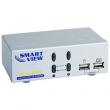 KW USB KVM 2:1 ����ġ(Audio) 2���� PC or Server�� �ϳ��� USBŰ����, USB���콺, ����ͷ� ����