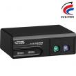 KW PS/2 Ÿ�� Mix 2:1 KVM ����ġ-���� ���̺� ���� PS/2,USB ȥ�� ��Ŀ� 2:1 KVM ����ġ, ���� KVM ���̺� ���(����)