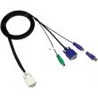 KW COMBO KVM ���̺�(1.8M~10M)-Mix KVM ����ġ ���� KW Mix KVM ����ġ ���� �޺���(Ű����/���콺�� USB �Ǵ� PS/2 Ÿ������ ��ȯ ����) KVM ���̺�