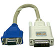 DVI-I(��) to VGA 15pin(��)���̺� 0.25M DVI �Ƴ��α׽�ȣ�� VGA D-sub 15P ���÷��̿� ����� ���