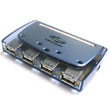 NETmate USB2.0 4��Ʈ���������(Blue) ������,��������USB2.0���,�ܺ��������