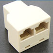 Ŀ�÷� RJ45 / 8P8C Y�� (Female*3) ���� ����.