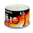 DVD-R SONY 50P����ũ�� 4.7GB/120min, 8x ����  
