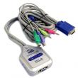  NETmate KVM 2:1����ġ(Audio�̴�) 2���� PC or Server�� �ϳ��� Ű����, �����, ���콺�� ����/���콺Ŭ��ŷ(Audio�������)