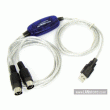 USB �̵� ���̺�(USB to Din5 Male) USB2.0 MIDI Cable