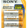 NH-AA-B4E AA size (1.2V 2500mAh Ni-MH) SONY ������ ���뷮 ���̼��� ����������
