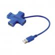 U2H-CR4BBU X�� 4��Ʈ USB2.0 ���(����) USB��Ʈ�� 4�б� �� �� �ִ� USB���̺� Ÿ�Կ� ���̺� ��ü���� USB2.0 ���
