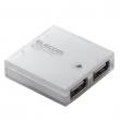 U2H-MN4BWH �ʹ̴� 4��Ʈ USB2.0���(ȭ��Ʈ/�ǹ�/����/����) �ִ�480Mbps�� ���ۼӵ��� �ڶ��ϴ� USB2.0 ���̽��ǵ� ��忡 �����ϴ� ����Ÿ�� USB2.0 ���