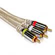 Çʸ³½º RCA 3¼± °í±Þ ÄÉÀ̺í 1.5M Çʸ³½ºÞä¿¡ °í±Þ 3RCA º¹ÇÕ(¿µ»ó:1RCA+À½¼º:2RCA)ÄÉÀ̺í, 24K ±Ýµµ±Ý Ä¿³ØÅÍ, °í¼øµµ µ¿Ã¤¿ë