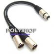 ī���� ����ũ XLR Y�б����̺� XLR ����ũ ���ڸ� 2���� �б��ϴ� Y�� �б����̺�