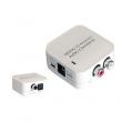 TrueAV TDCT-3 Coaxial/Toslink to Analog Audio converter PCM ��Ʈ�� ����ȣ �Ǵ� �������ڿ��þ� ��ȣ�� �Ƴ��α� 2ä��(2RCA)��ȣ�� ��ȯ.