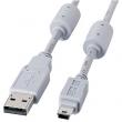 SANWA ������ USB2.0 Mini 5P ���̺� 1.8M USB-IF�� ������ ȹ���� ���԰��� Mini 5P USB���̺�, 2�� ����� ������ ������ ����, �Ϻ� �����ǰ