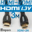���ķ� iHDC3300 HDMI-HDMI���̺� 3M 1.3���� HDMI���̺�, �ػ� 1440p����