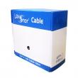 Lanmart CAT.6 FTP 100M BOX ���̺� CAT.6 FTP 100M BOX ���̺�, ������, ���ͺ� ����ǥ��, 250MHz, 4P 8+1 Core, ȸ��