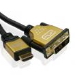 KW 1.3���� Gold Metal HDMI to DVI���̺� 2M ������ HDMI 1.3���� �԰ݿ� HDMI��DVI ���̺�, ����Ż ����ä��