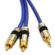 KW ������ 1ST��2RCA ���̺�(1.5M~30M) 3.5 ���׷�����2RCA(L/R)���� ��ȯ�ϴ� ���� �������̺�, �β� 6��