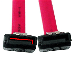 KW SATA 150 케이블(락기능 포함) 1M**폴리에이브이 POLYAV.COM**