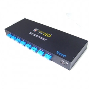 Humanlight 광 전송 8채널 HDMI분배기**폴리에이브이 POLYAV.COM**