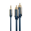 Clicktronic Advanced Metal housing Mini 3.5Stereo to 2RCA Y ̺-1M